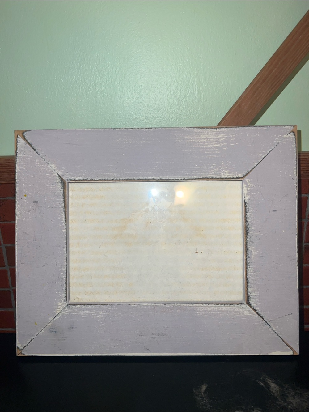 Hey Little Diddle Rustic Lavender Wood 5 x 7 Picture Frame